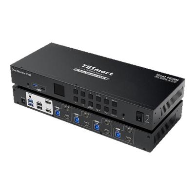 TESmart碲视4进2出KVM切换器
