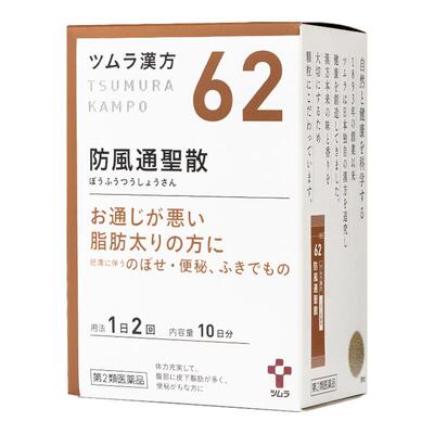 津村防风通圣散汉方中成药体重管理腹部堆积肥胖痤疮宿便促进代谢