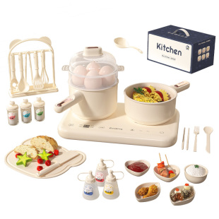 迷你小厨房真煮全套真实版煮饭可吃厨具套装教具女孩网红生日礼物