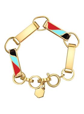 黑鱼岛镀金轻奢高级感手链