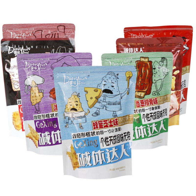 碱体达人苏打饼干多味休闲小零食