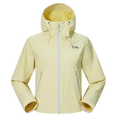 企鹅短款冲锋衣女装外套