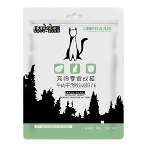 蒙贝猫零食磨牙洁齿泌尿肉干