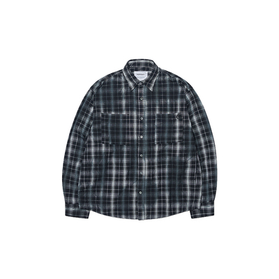 NOMANUAL林子烨同款格子衬衫