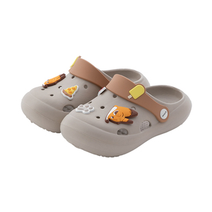 阿鲁丸男童洞洞鞋夏新款疯狂动物城宝宝eva软底防滑儿童拖鞋外穿