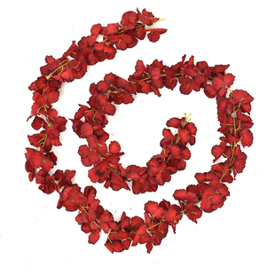 仿真绣球花紫罗兰紫藤花洋兰假花藤条婚庆花长条花条装饰吊顶花串