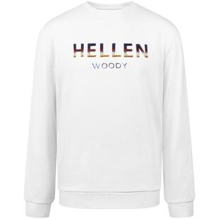 HELLEN&WOODY轻奢男装春秋新款男长袖T恤圆领打底衫潮流时尚休闲
