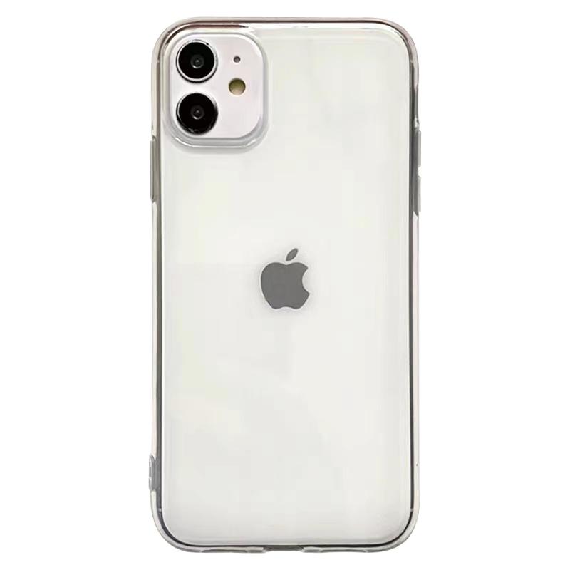 简约全包透明软壳适用iPhone16promax手机壳DIY贴纸放照片小卡苹果15Promax保护套加厚防摔韩系ins风14Pro/13