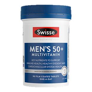 Swisse斯维诗中老年复合维生素b片男士50+岁女性综合矿物质营养素