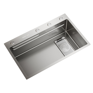 日丰5mm加厚大单槽304不锈钢水槽家用厨房洗菜盆洗碗槽台下水池