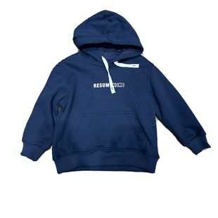 RESUMEHOME简历家童装秋冬新款宝宝运动字母印花薄绒儿童长袖卫衣