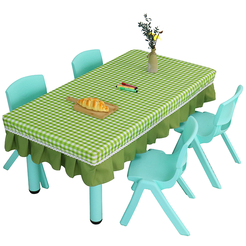 幼儿园桌布免洗长方形防油防水台布小学生课桌套罩桌套桌子桌布套