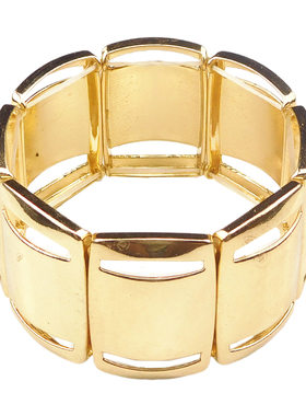 镜面高光合金电镀弹力线潮流手链