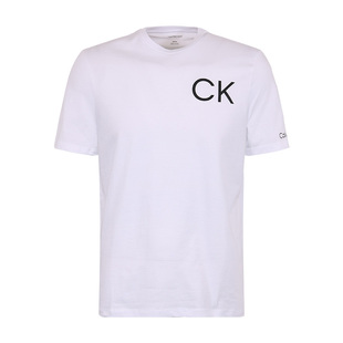 Calvin Klein/卡尔文·克雷恩CK男款简约短袖春夏百搭休闲短袖T恤