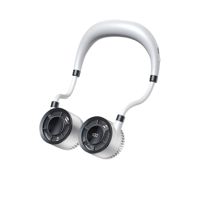 挂脖风扇2026新款制冷空调充电小风扇超长续航儿童便携式随身迷你小型usb静音学生挂脖子户外降温神器清凉