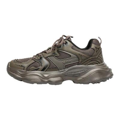 飞跃男鞋国潮港风小众厚底老爹鞋新款运动鞋潮流百搭增高休闲鞋子