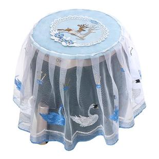 空气炸锅罩防尘套通用厨房小电器盖布罩刺绣蕾丝家用电饭煲盖巾罩