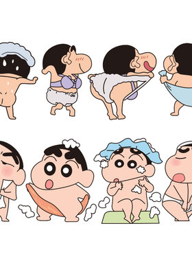 蜡笔小新卡通马桶贴|千人回购