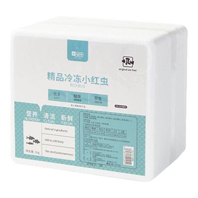 yee冷冻红虫观赏鱼虫多冰少