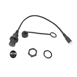 mini带线插座带盖USB2.0母座公头micro延长线保护器Type-C接头座