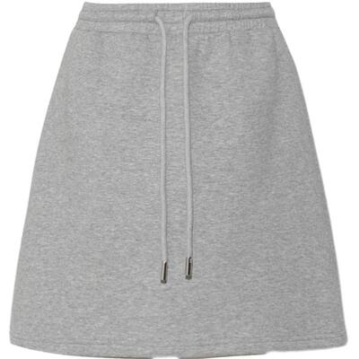 DPLAY灰色休闲运动短款卫衣半裙
