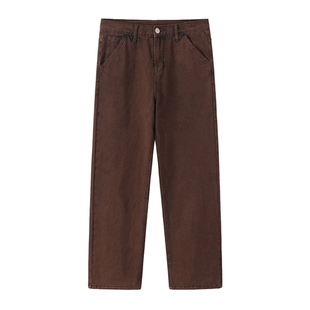 NEATO逆光女装 春夏新款 美式高腰复古水洗BF风修身牛仔裤