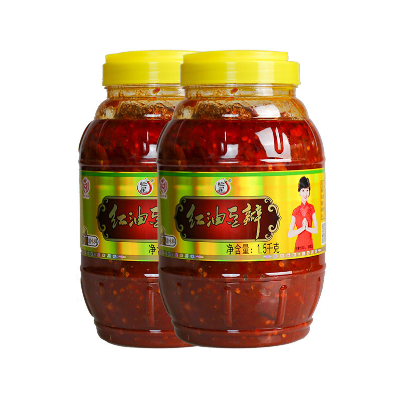 恒星牌炒菜专用红瓶红油豆瓣酱