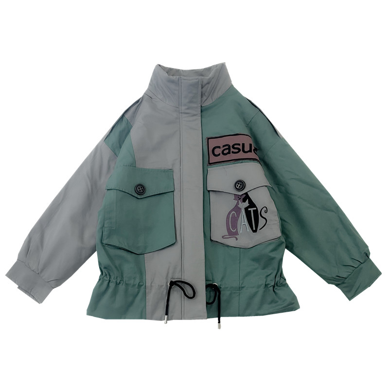羽绒棉常规休闲宽松大口袋棉服