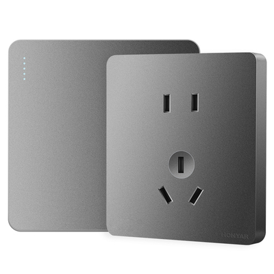 鸿雁86型多孔暗装开关插座面板