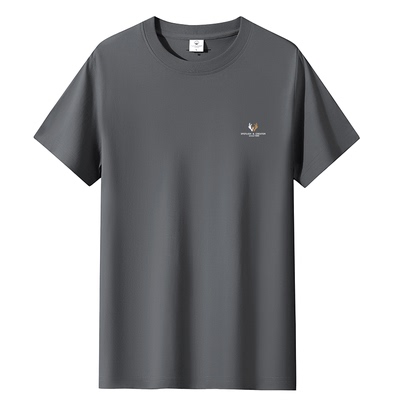 楚度短袖潮流青年纯棉t恤不起球