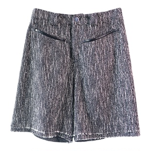 La pargay2025夏上新小香风毛边短裤女休闲百搭显瘦五分裤阔腿裤