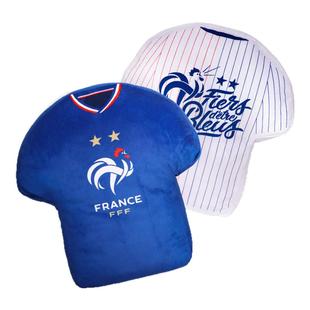 法国国家队官方商品 | 球衣印号抱枕球迷蓝白柔软沙发靠垫家居