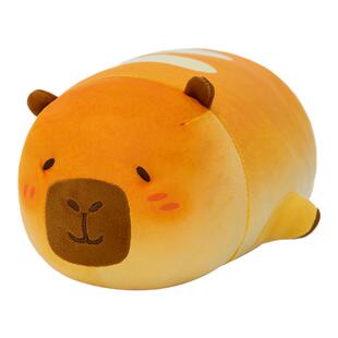 卡皮巴拉玩偶烘焙大面包水豚公仔毛绒玩具法棍抱枕女生睡觉送礼物