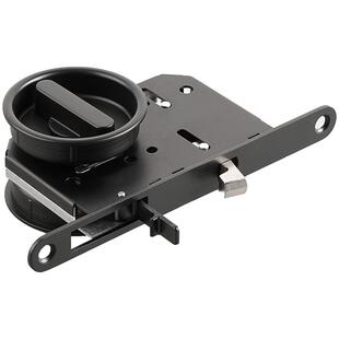 乐聚汇圆形推拉门锁无钥匙口袋移门锁厨房趟门阳台玻璃推拉门钩锁