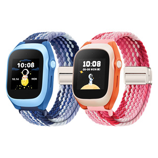 通用儿童手表表带15mm/16mm/17mm/20mm磁吸编织尼龙联想360读书郎米兔小寻艾寇掌航创维红米手表弹力腕带配件