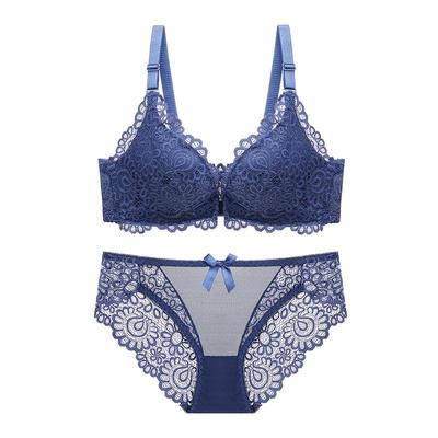 前扣夏季少女薄款性感蕾丝文胸罩