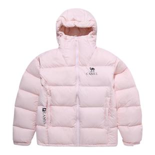 骆驼女装黑钻5羽绒服男女冬季新款加厚户外保暖面包服百搭外套