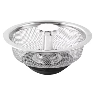 厨房水槽过滤网不锈钢加厚通用老式漏网水池洗菜盆残渣过滤神器