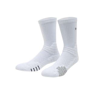 准者裂空篮球袜专业实战中筒毛巾底加厚防滑抗菌训练透气运动袜子