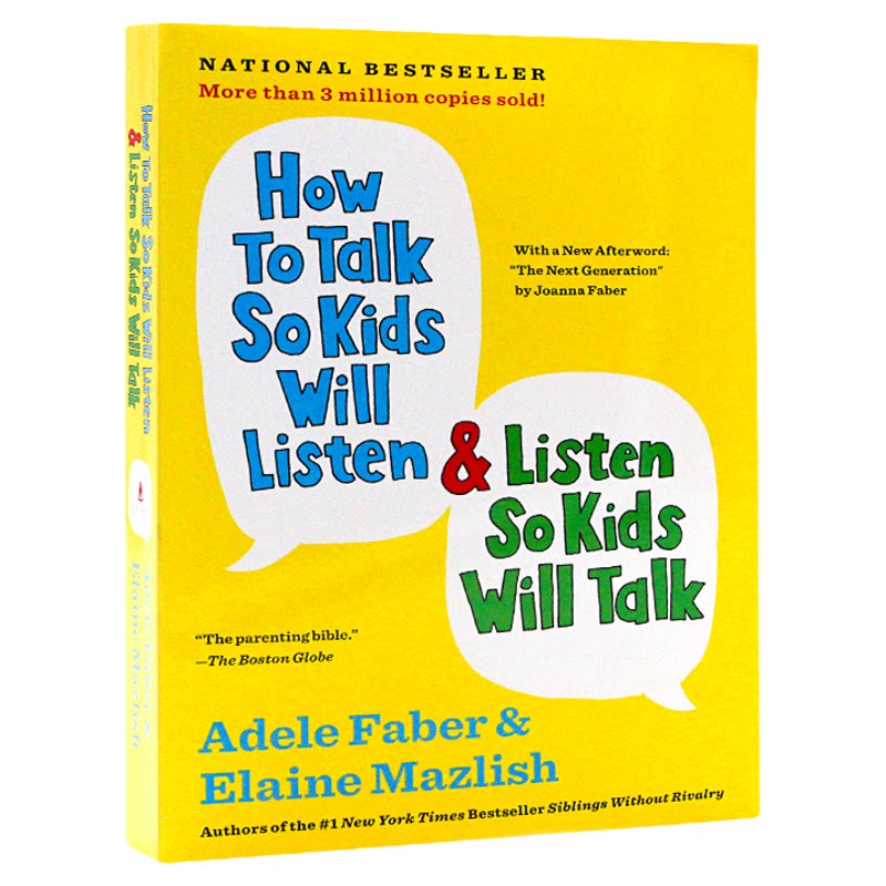 英文原版 How to Talk So Kids Will Listen and Listen So Kids Will Talk 如何说孩子会听怎么听孩子愿意说 家庭教育 育儿书籍