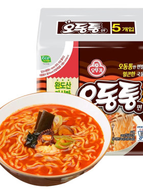 不倒翁拉面系列辣味海鲜乌龙面