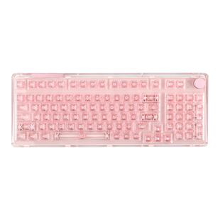 奇不木KiiBOOM 光魅98透明机械键盘三模无线蓝牙客制化办公送礼