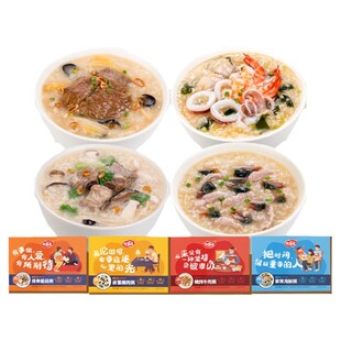 海福盛冻干速食粥饭组合整箱装宿舍方便食品早餐皮蛋瘦肉非八宝粥