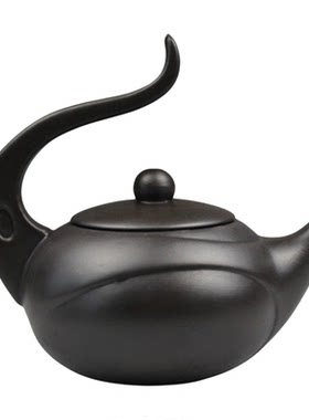小号摆件朱泥纯手工功夫紫砂茶壶