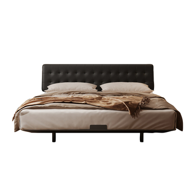 AcrCoi碳素钢悬浮极简真皮床