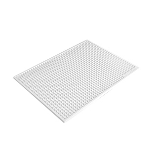 THREELIVES咖啡垫防滑垫桌面沥水垫吧台垫咖啡台垫抗菌镌刻垫白色