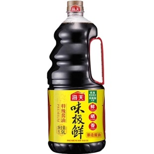 海天味极鲜生抽酱油1.9升商用家用特级黄豆酿造厨房炒菜凉拌提鲜