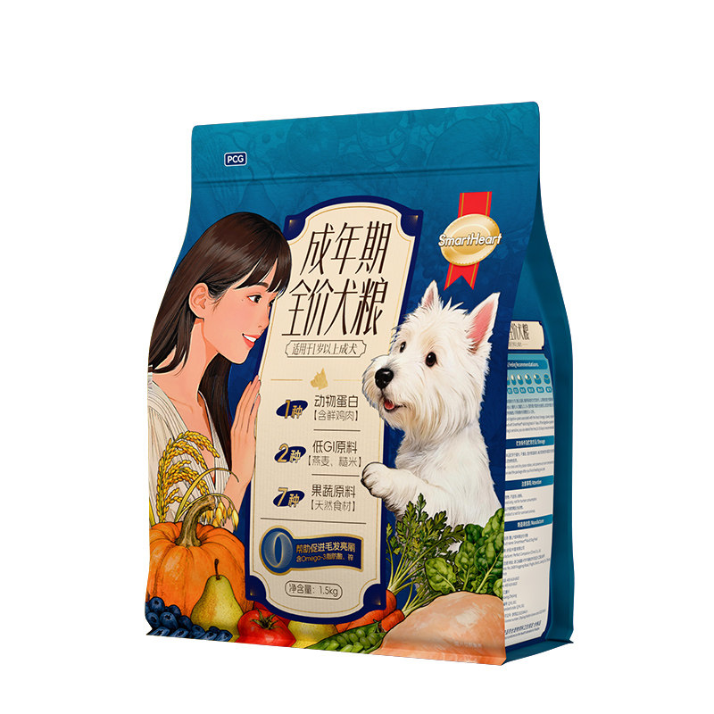 【u先试用】慧心成年期幼年期全狗全价膨化粮
