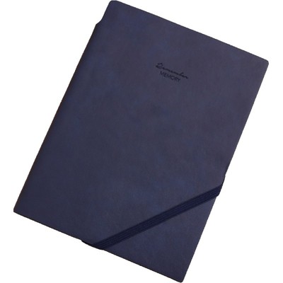 得力可插笔软皮面本笔记本