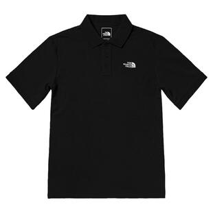 TheNorthFace北面男士短袖polo衫春夏户外棉质翻领半袖t恤87UX